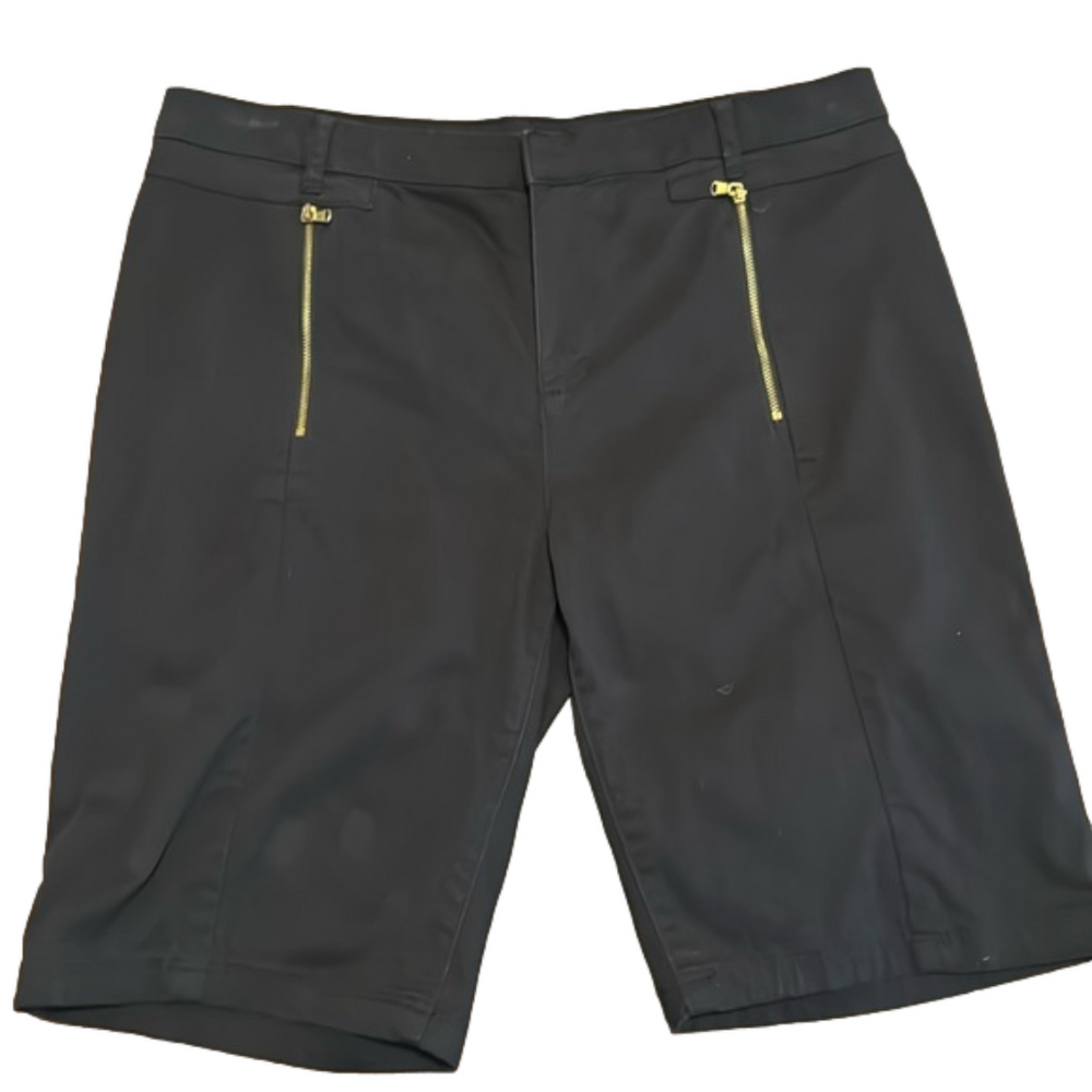 Sofia Vergara Black Bermuda Shorts